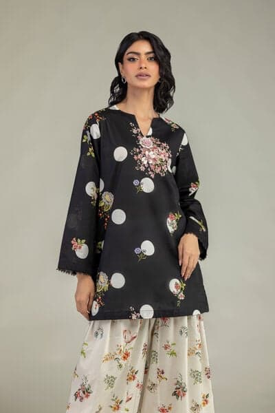 Embroidered Sleeve Abaya