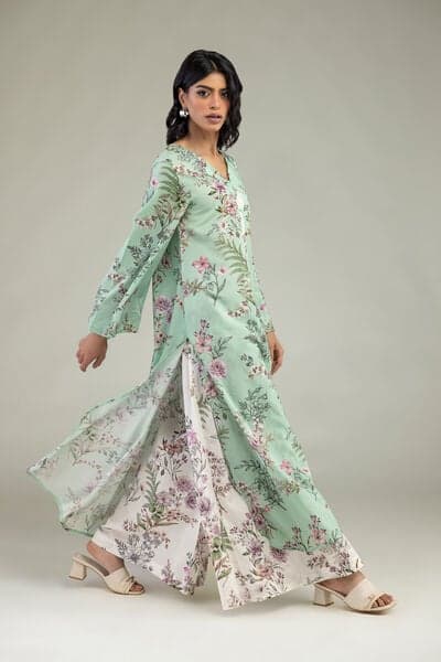 Pearl Trim Modest Abaya