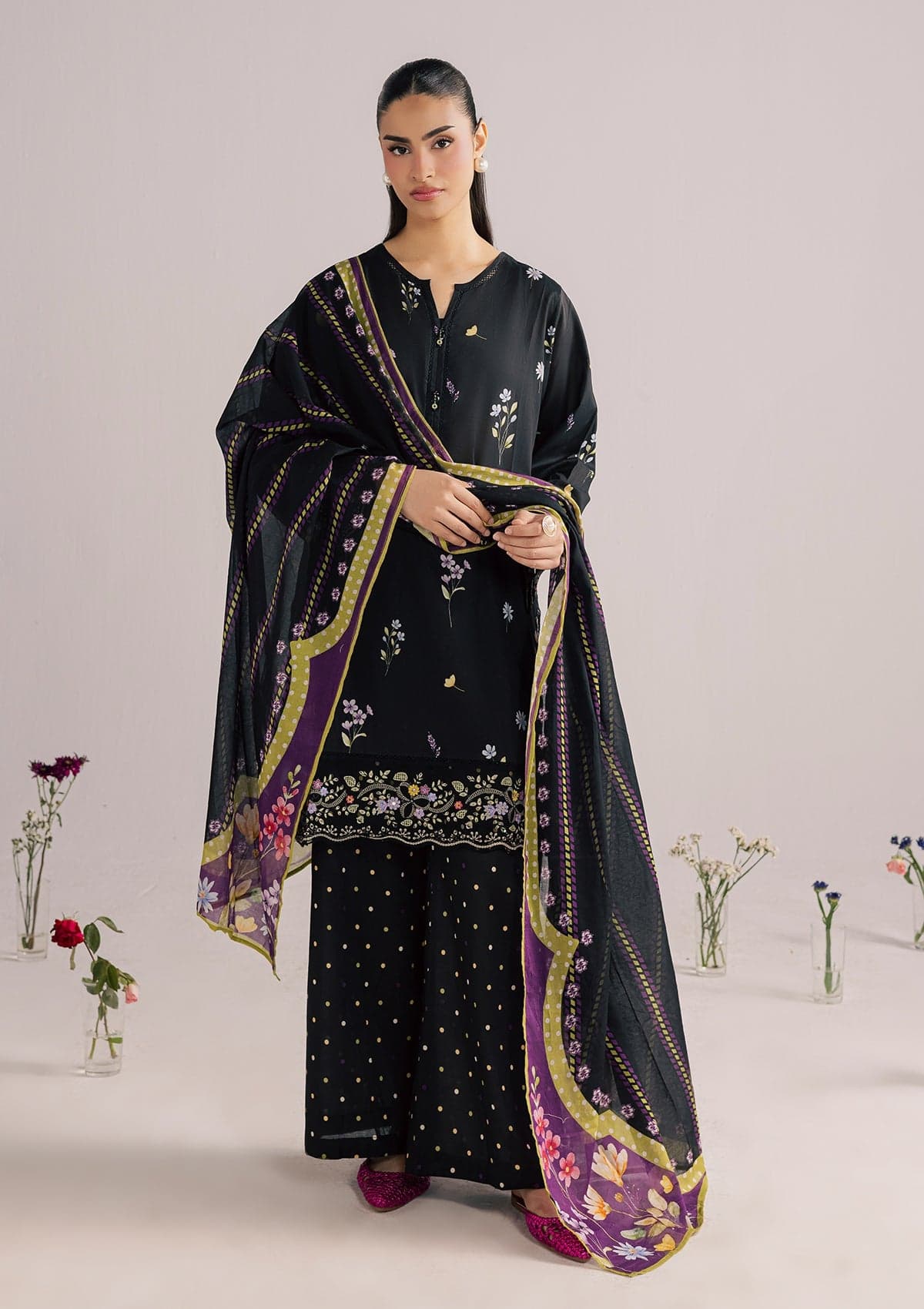 Evening Satin Kaftan