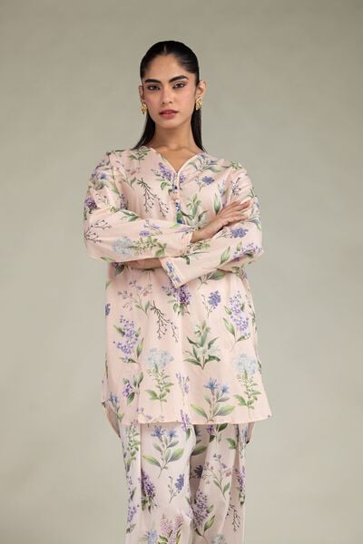 Lilac Floral Lawn 2-Piece — Blush